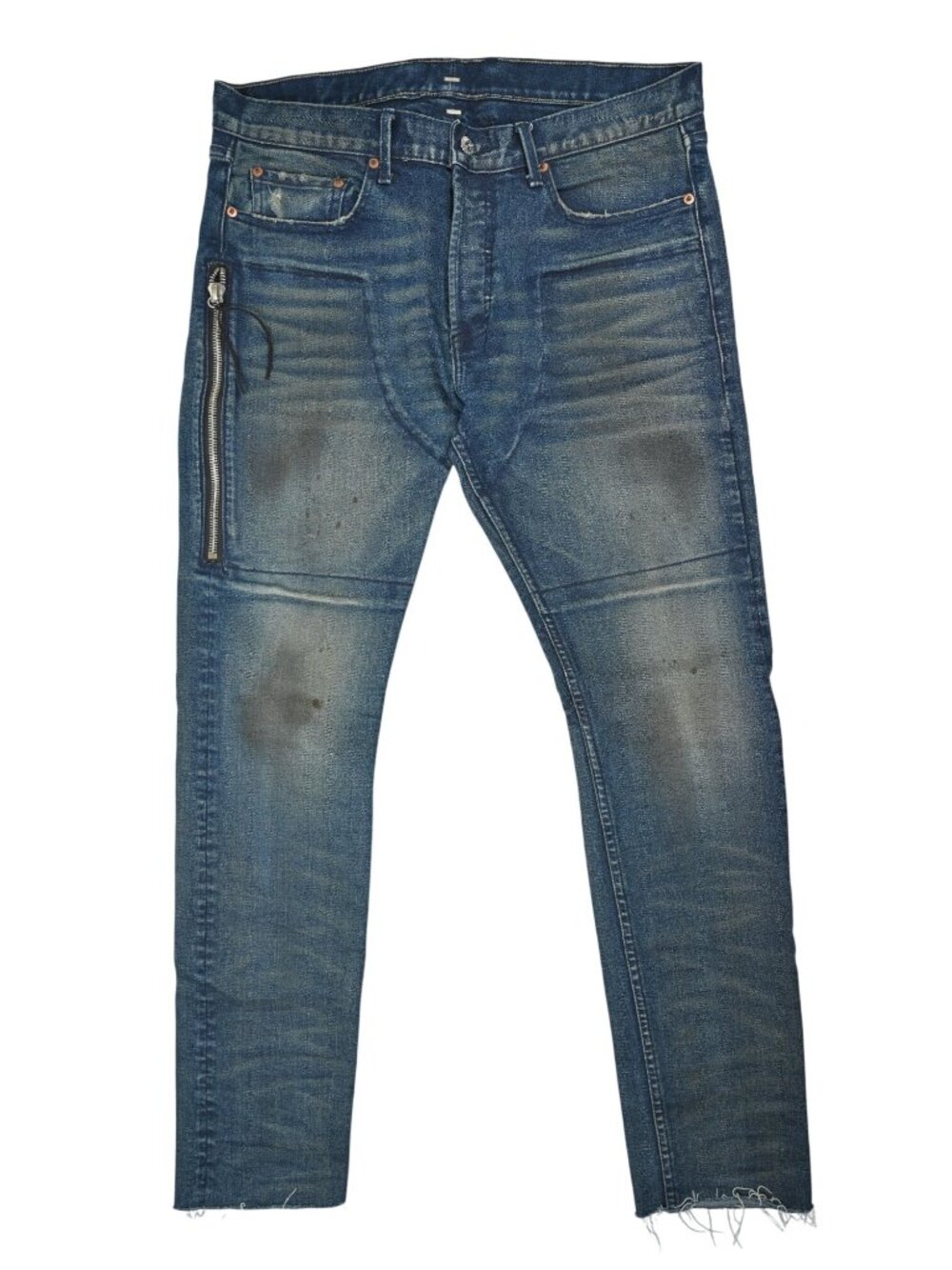 Mr. Completely Button Fly Jeans in Blue